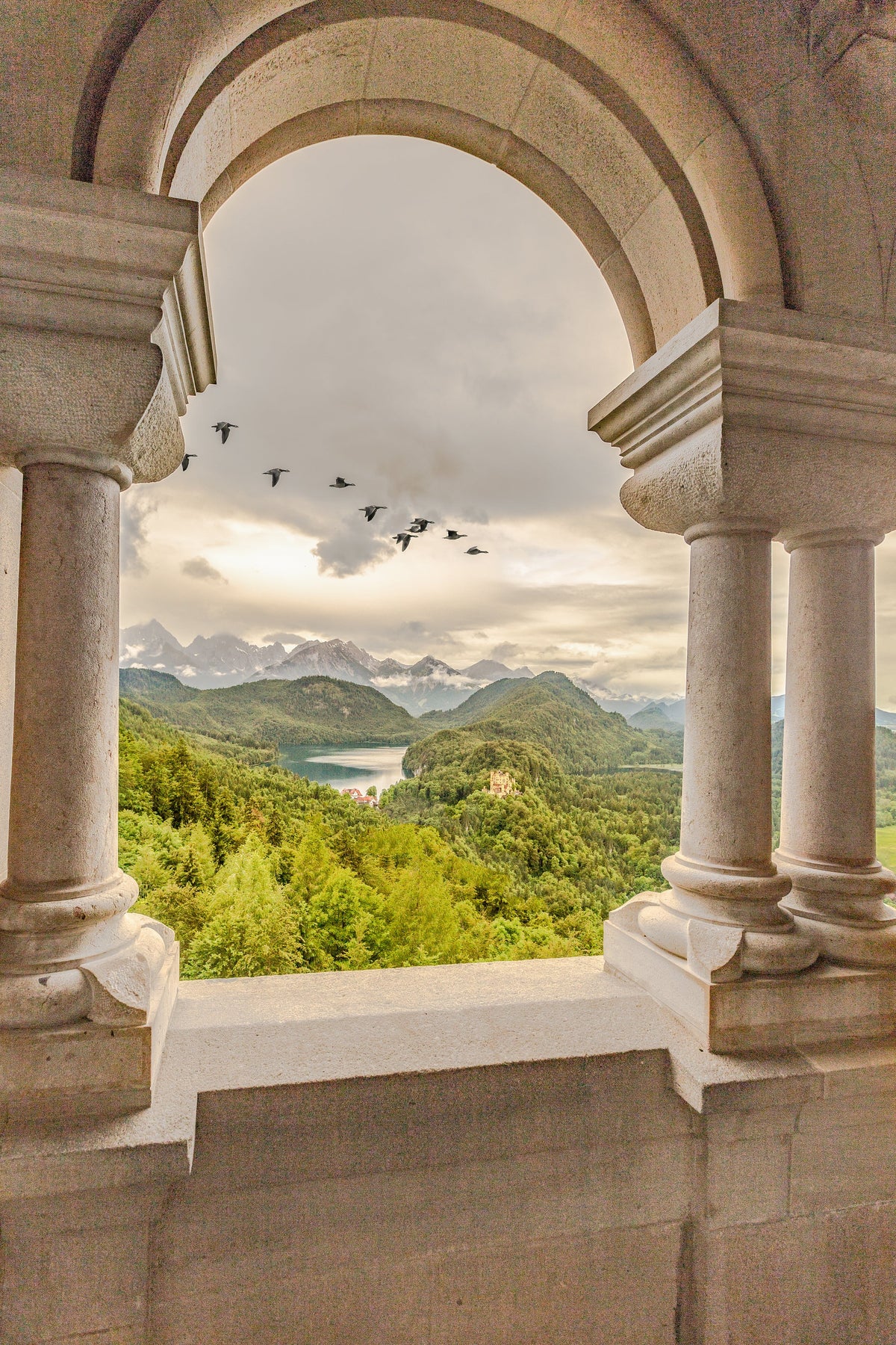 A View Fit for a King, Neuschwanstein, Bavaria