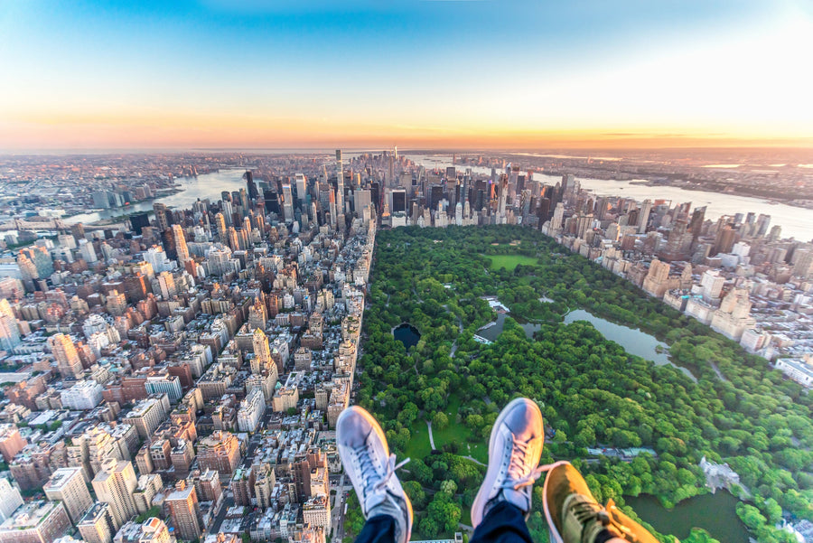 Above Central Park, New York City