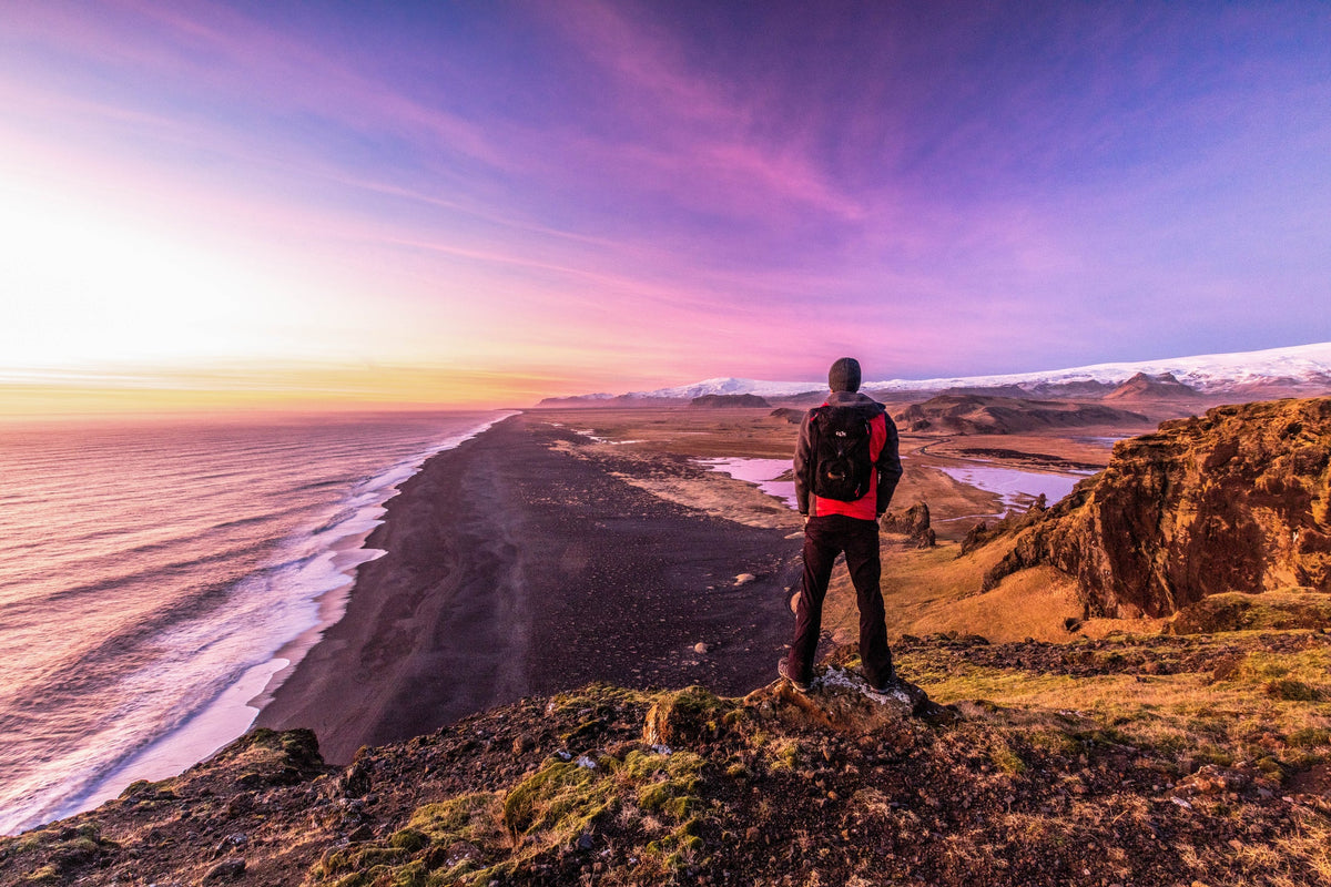 Above the Black Beach, Dyrhólaey, South Iceland