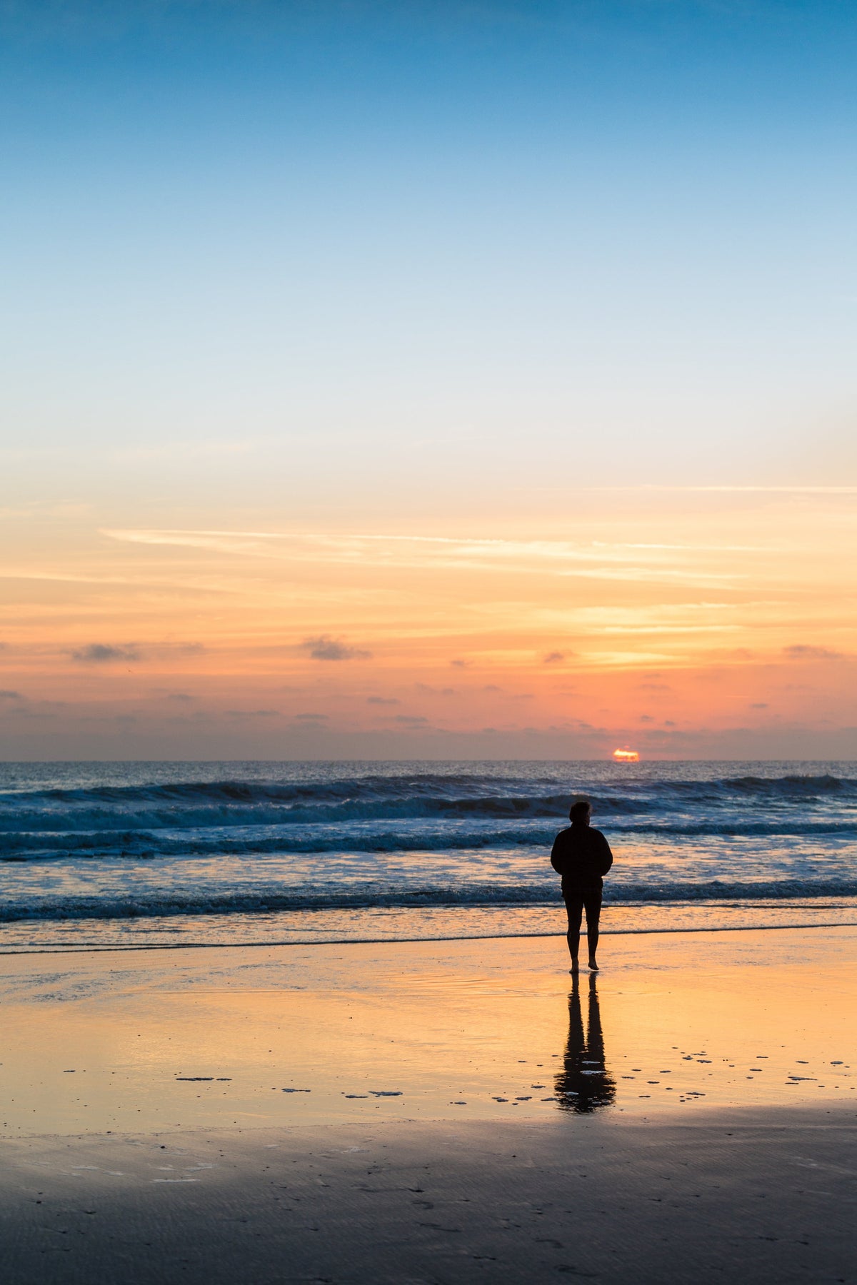 Alone at First Light, Jacksonville Beach, Florida