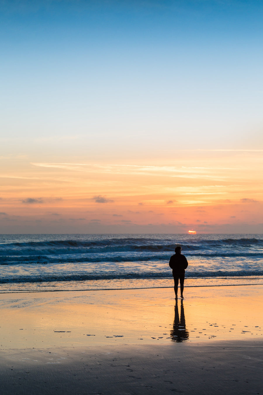 Alone at First Light, Jacksonville Beach, Florida