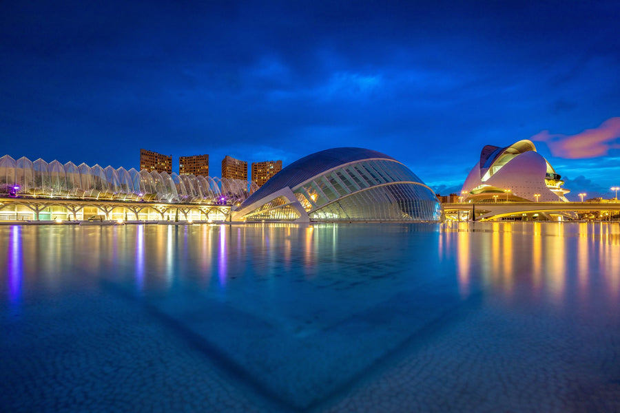 Arts & Sciences by Night, City of Arts & Sciences, Valencia
