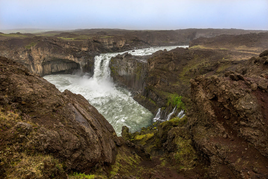 Basalt & Glacier Water, Aldeyjarfoss, Highlands