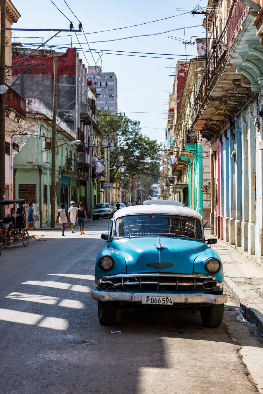 Blue Chevrolet, Havana, Cuba