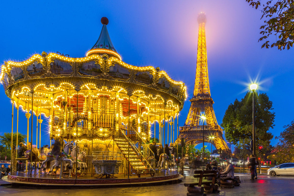 Blue Hour in Paris, Eiffel Tower, Paris