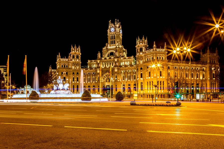 Cibeles by Night, Madrid, Spain