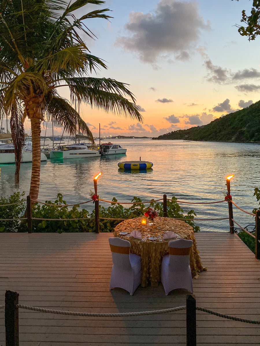 Dinner on the Dock, British Virgin Islands