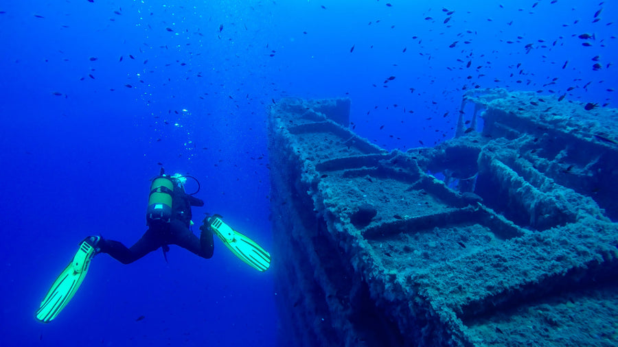 Diver and the Wreck, Cyprus