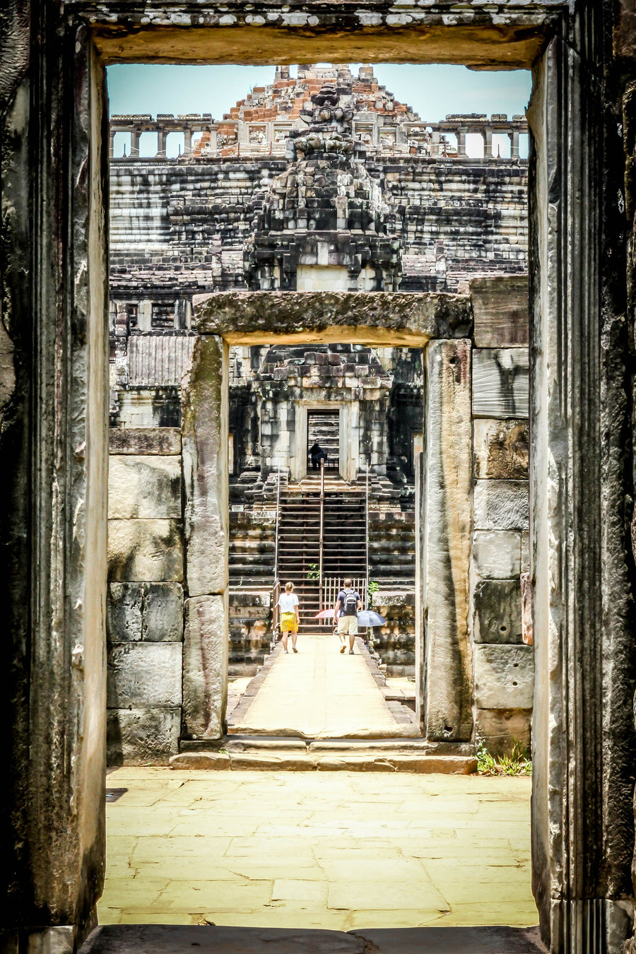 Doorway at Angkor, Angkor, Cambodia