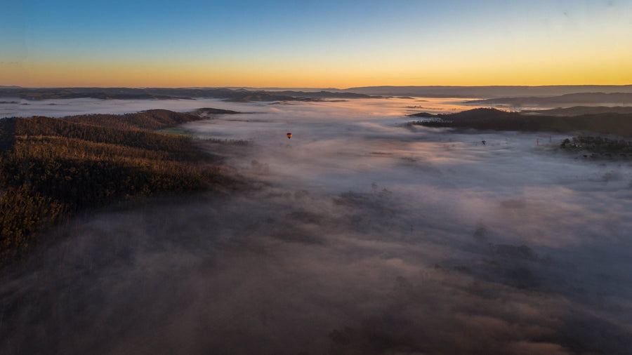 Fog Valley from the Air, Yarra Valley, Australia