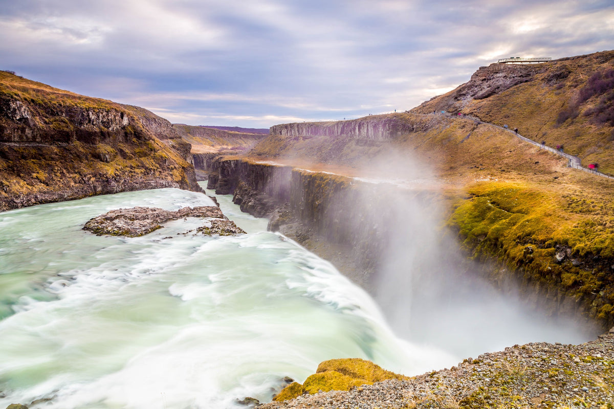 Gullfoss Canyon, Gullfoss, Iceland