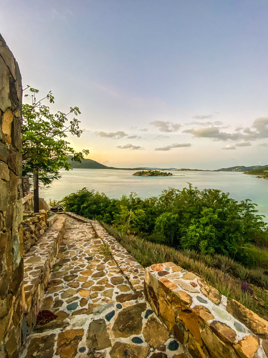 Island Path at Dawn, British Virgin Islands