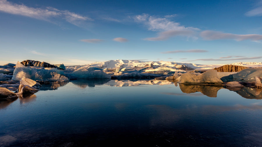 Lagoon Stillness, Jökulsárlón, Iceland