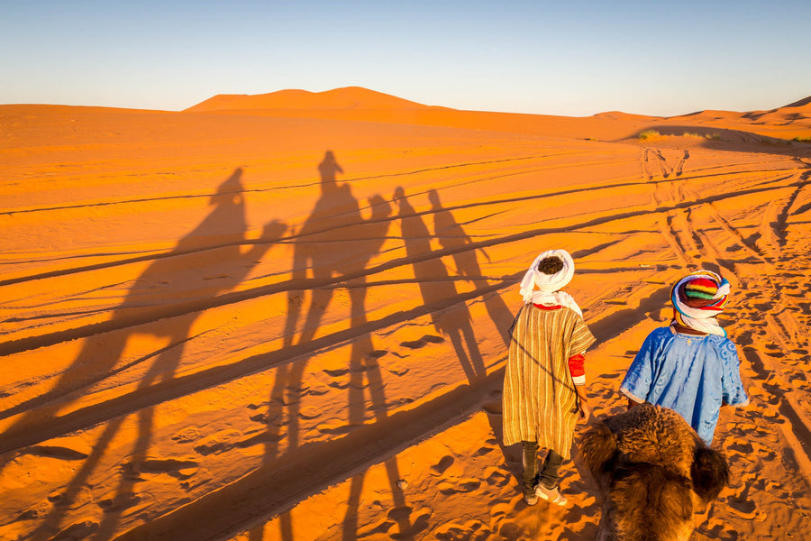 Long Shadows, Erg Chebbi, Morocco