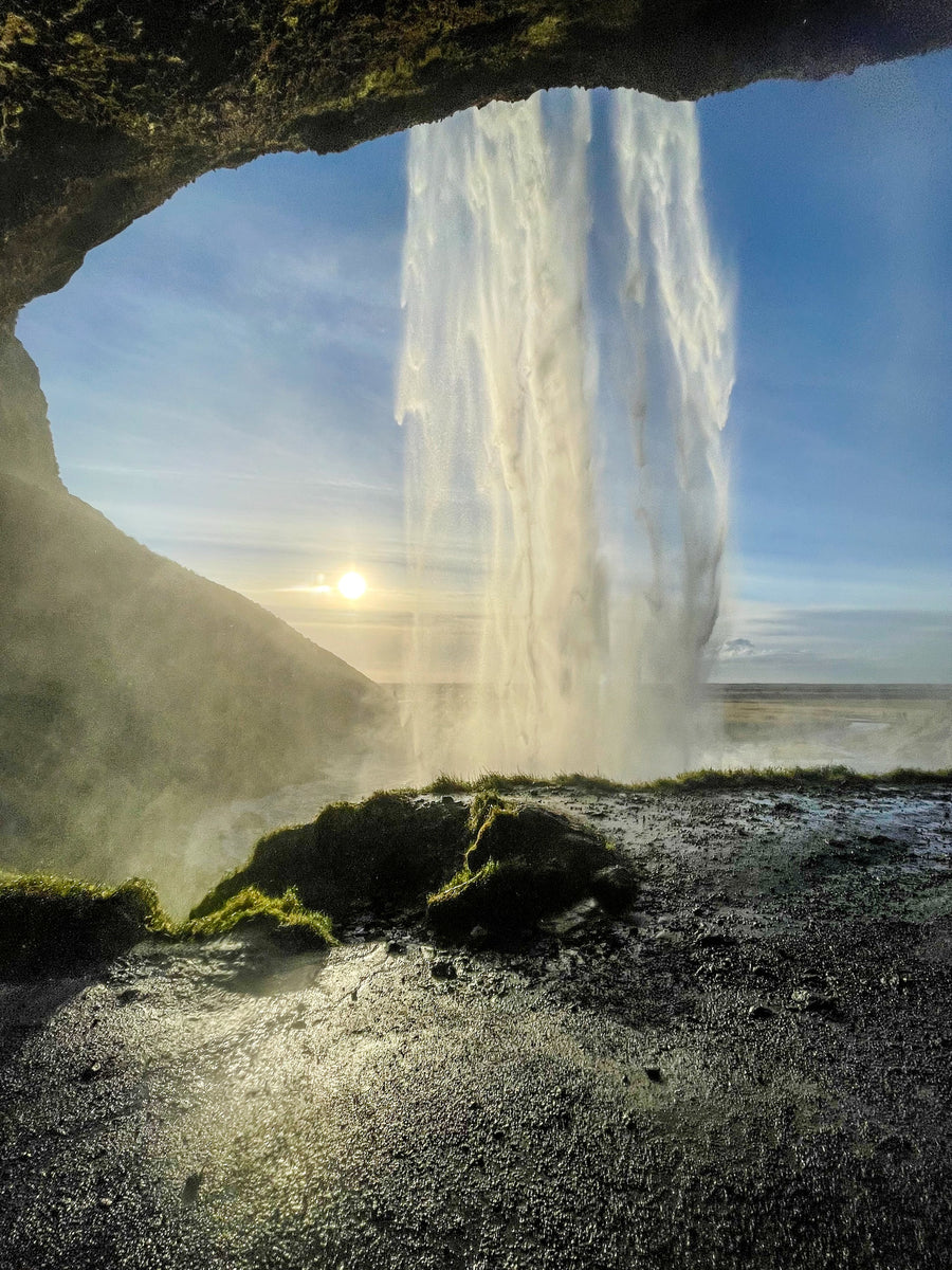 Through the Curtain, Seljalandsfoss, South Iceland