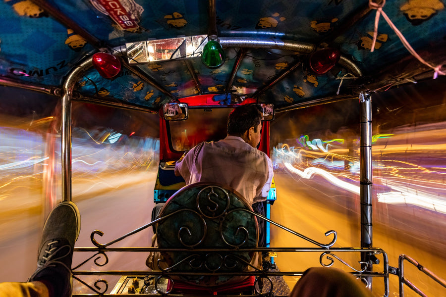 Tuk-Tuk Rush, Bangkok, Thailand